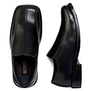 boys' slip-on shoes black s 6M Comfortable formal elegant shoes